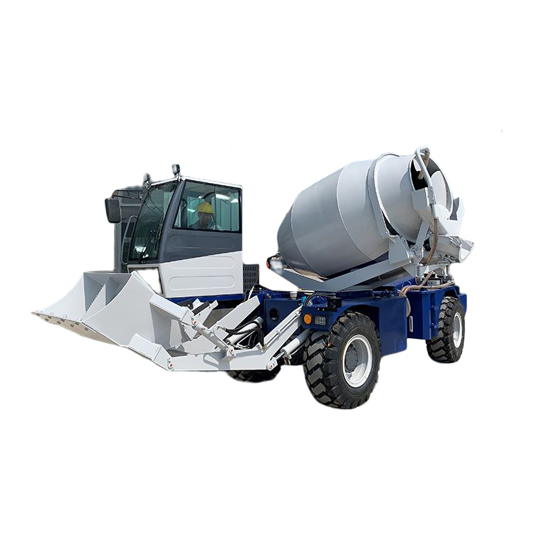 2m3 self loading concrete mixer